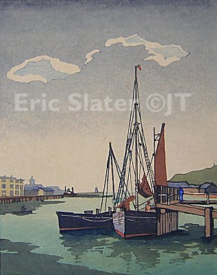 Fishing Boats by
                          Eric Slater, copyright © James Trollope